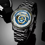 U.S. Air Force Watch Proud Air Force Military Black Fashion Watch Personalized Military Gift
