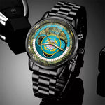 U.S. Coast Guard Watch Proud Coast Guard Emblem Fashion Watch Personalized USCG Gift