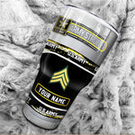 Army Strong Military Tumbler US Army Tumbler Personalized Military Retirement Gift
