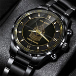 US Army Watch Custom Name And Rank Proud US Army Military Fashion Watch Personalized Soldier Gift