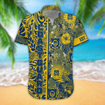US Coast Guard Hawaiian Shirt Duty Honor Courage Coast Guard Floral Summer Shirt Custom Military Gift