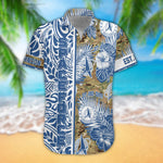US Space Force Hawaiian Shirt Duty Honor Country Camouflage Tropical Men Shirt Personalized USSF Gift