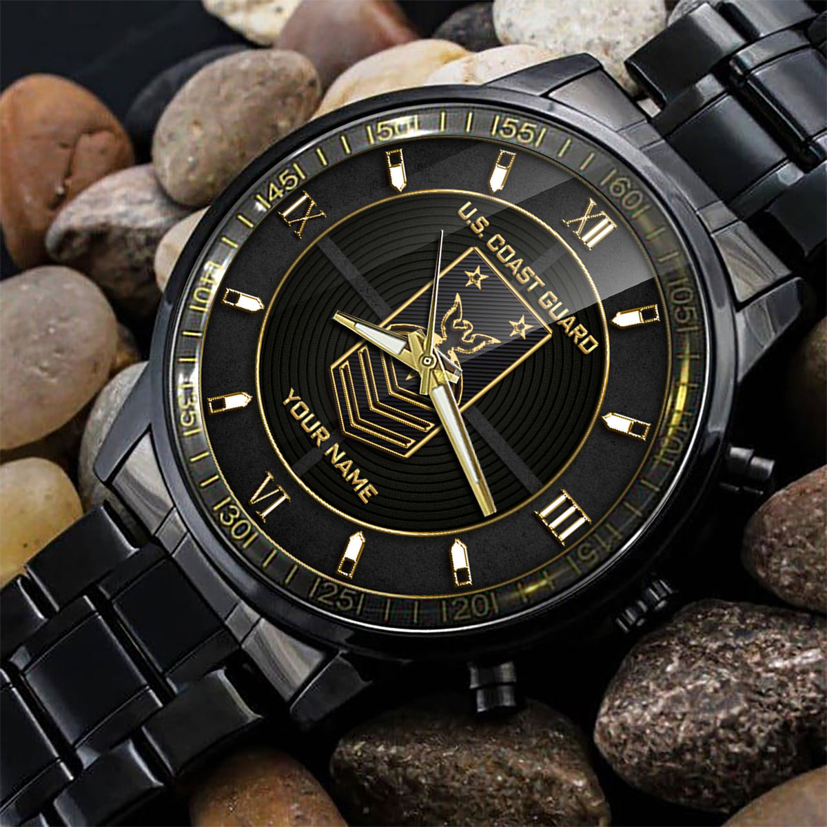 U.S Coast Guard Watch Thanks For Your Service Coast Guard Military Fashion Watch Custom Gift