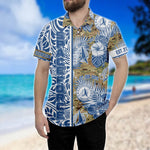 US Space Force Hawaiian Shirt Duty Honor Country Camouflage Tropical Men Shirt Personalized USSF Gift
