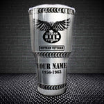 Vietnam Veteran Tumbler Sometimes I Look Back On My Life Tumbler Personalized Veterans Gift