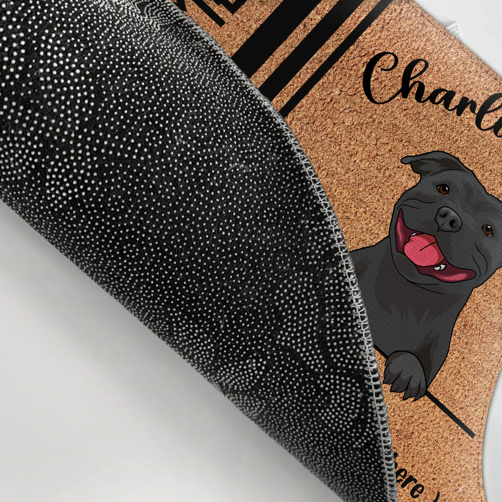 Customizable Dog Lovers Door Mat Welcome To Dog's House Housewarming Gift Personalized Gift