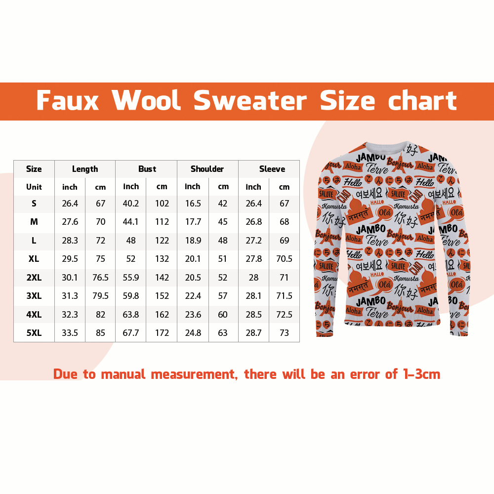 Dad Custom Ugly Wool Sweater It's Not A Dad Bod It's A Father Figure Bear Personalized Christmas Gift