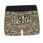 Veteran Custom Men Boxer Suck My DD-214 Personalized Gift