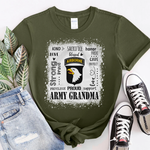 Veteran Custom Shirt Proud Military's Parent Personalized Gift