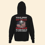 Veteran Custom Shirt Walk Away I Am A Grumpy Veteran Biker Personalized Gift