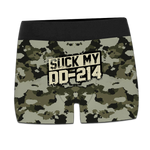 Veteran Custom Men Boxer Suck My DD-214 Personalized Gift