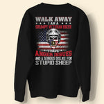 Veteran Custom Shirt Walk Away I Am A Grumpy Veteran Biker Personalized Gift