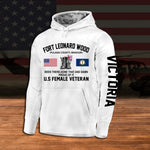 Female Veteran Custom Hoodie Been There Done That and Damn Proud Of It Personalized Gift
