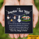 Camping Custom Alluring Beauty Necklace My Adventure Of A Lifetime I Love You Personalized Gift