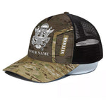 Veteran Custom Cap Proudly Served Personalized Gift