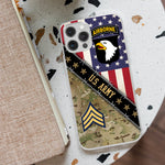 Veteran Custom PhoneCase Division And Rank Personalized Gift