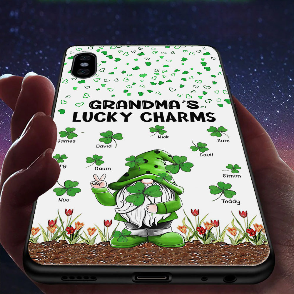 Grandma Custom Phonecase Grandma's Lucky Charms Personalized Gift