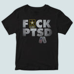 Veteran Custom Shirt Fuck PTSD Personalized Gift
