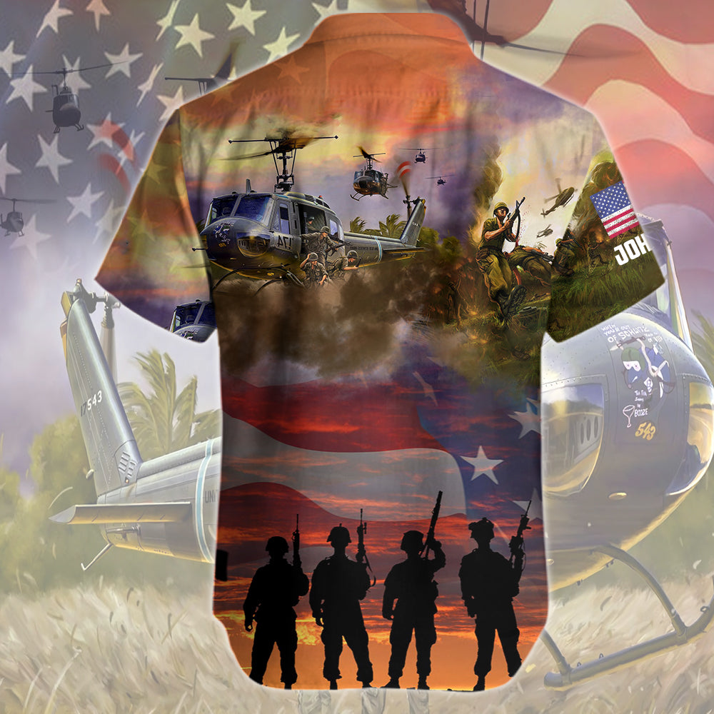 Vietnam Veteran Custom Men Shirt I Still Think Of Vietnam Personalized Gift