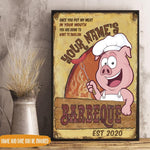 BBQ Custom Poster Once You Put My Meat In Your Mouth You're Going To Want To Swallow Personalized Gift - PERSONAL84