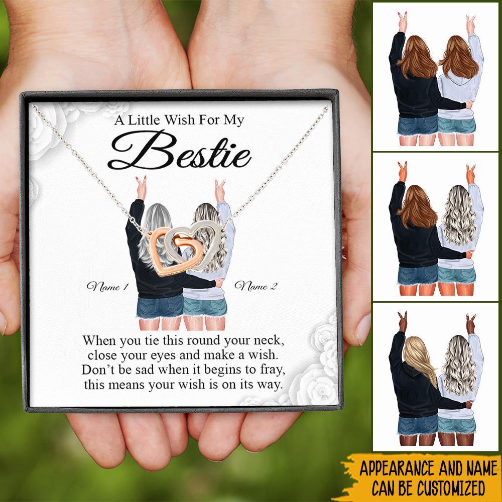 Bestie Custom Necklace When You Tie This Round Personalized Gift For Best Friend - PERSONAL84