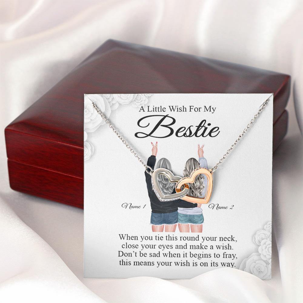 Bestie Custom Necklace When You Tie This Round Personalized Gift For Best Friend - PERSONAL84