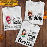 Bestie Custom Shirt If Lost Or Drunk Please Return To Bestie Funny Personalized Best Friend Gift - PERSONAL84