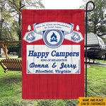 Camping Custom Garden Flag King Of Relaxtion Personalized Gift - PERSONAL84