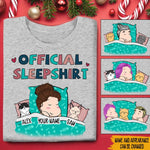 Cat Lover Custom Shirt Official Sleepshirt Personalized Gift Cat Mom And Dad - PERSONAL84