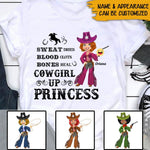 Cowgirl Horse Lovers Custom T Shirt Cowgirl Up Princess Personalized Gift - PERSONAL84