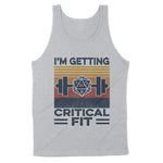 D&D, Gym I'm Getting Critical Fit- Standard Tank - PERSONAL84