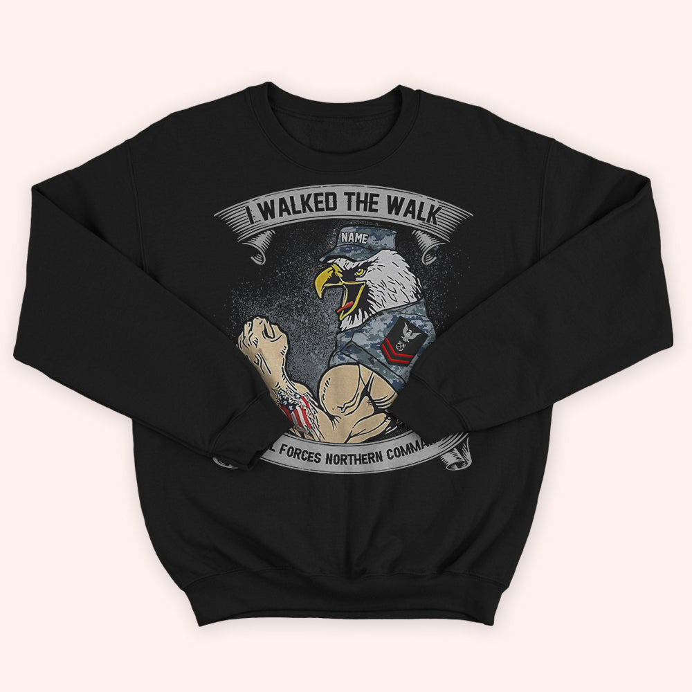 Navy Veteran Custom Shirt I Walked The Walk Personalized Gift