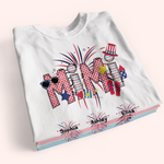 Grandma Custom Shirt Happy Fourth Of July Personalized Gift