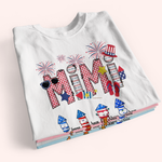 Grandma Custom Shirt Happy Fourth Of July Personalized Gift