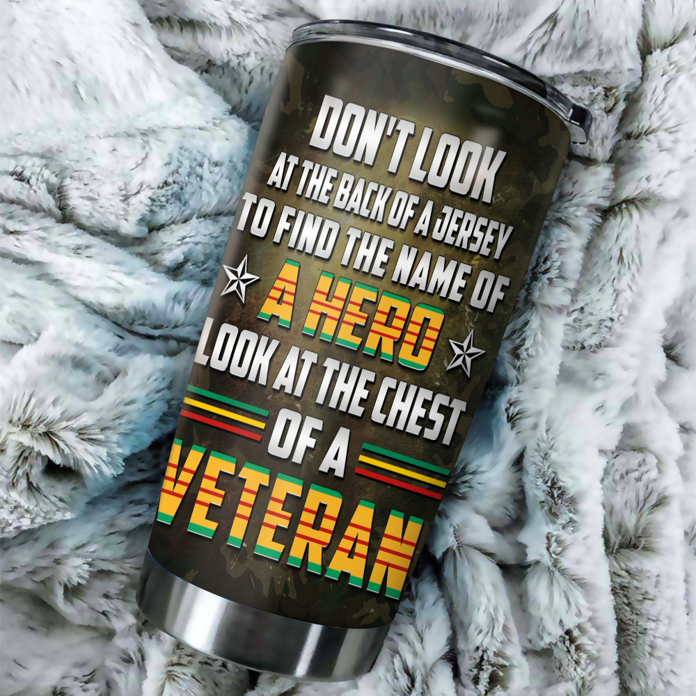 Vietnam Veteran Custom TumblerProudly Served Personalized Gift