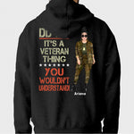 Female Veteran Custom Shirt DD-214 It's A Veteran Thing You Wouldn't Understand Personalized Gift