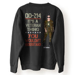 Female Veteran Custom Shirt DD-214 It's A Veteran Thing You Wouldn't Understand Personalized Gift