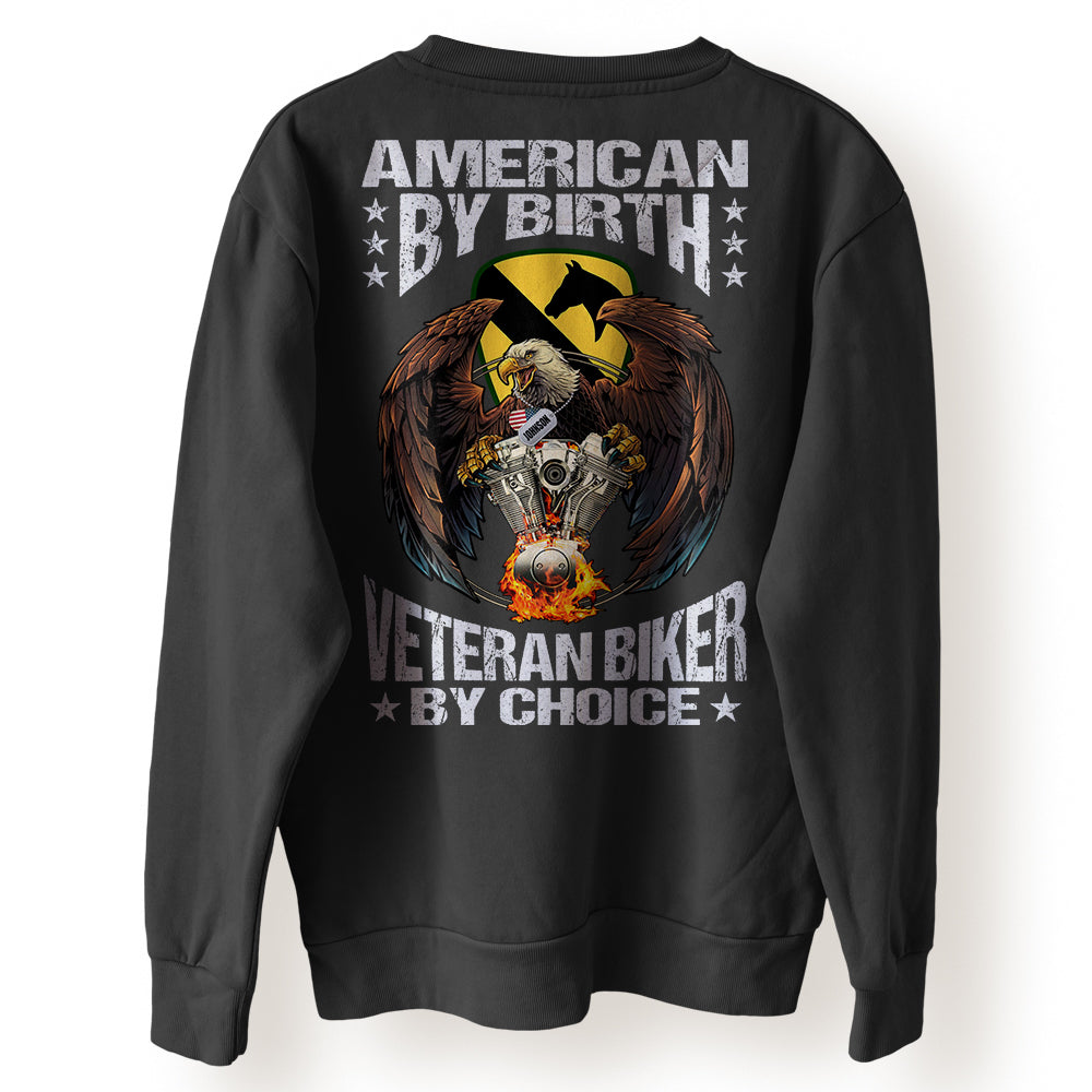 Veteran Custom Shirt American By Birth Veteran Biker By Choice Personalized Gift