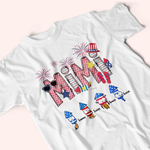 Grandma Custom Shirt Happy Fourth Of July Personalized Gift