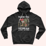 Thank You Veteran Custom Shirt Personalized Gift for Veterans Day