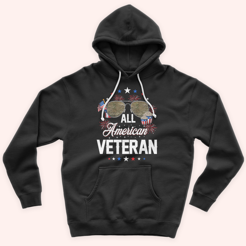 Veteran Custom Shirt All American Veteran Personalized Gift For Fourth of July