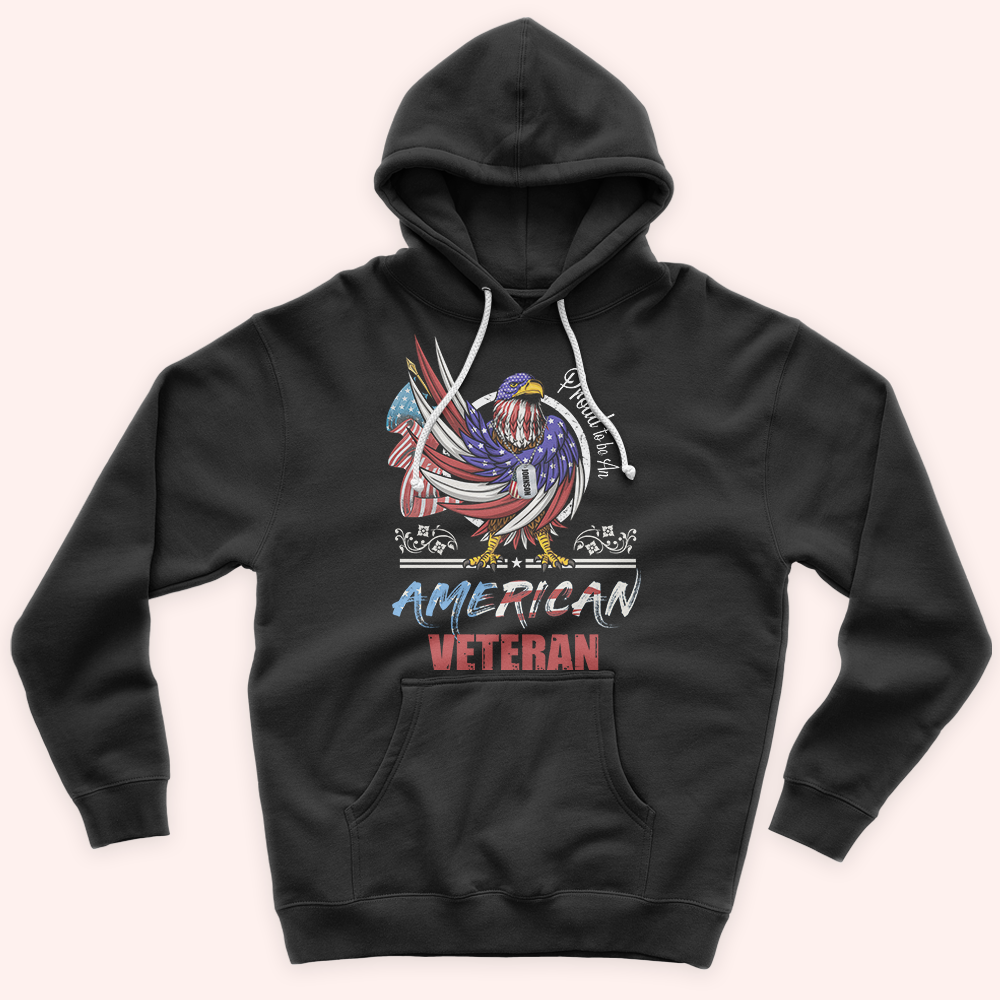 Veteran Custom Shirt Proud To Be An American Veteran Personalized Gift