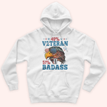 Veteran Custom Shirt 49% Veteran 51% Badass Personalized Gift for Fourth Of July