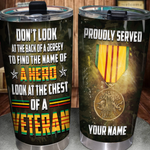 Vietnam Veteran Custom TumblerProudly Served Personalized Gift