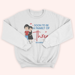 Soon To Be A Family Of Three Custom Shirt Personalized Gift For Her