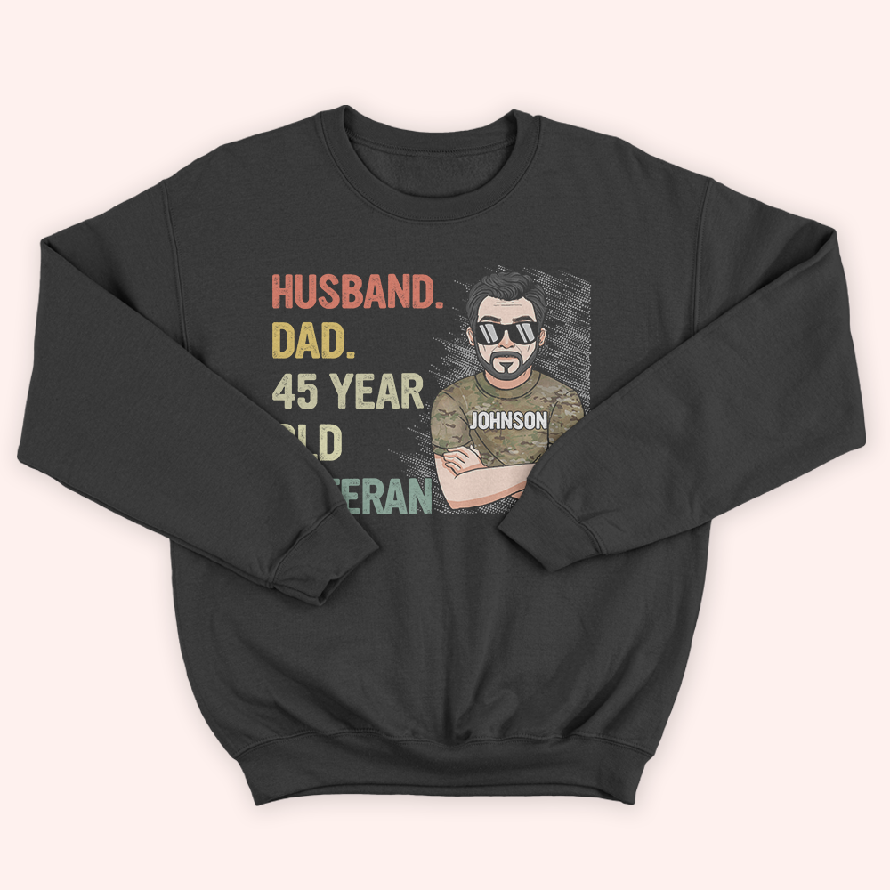 Veteran Custom Shirt Veteran Dad Legend Personalized Gift