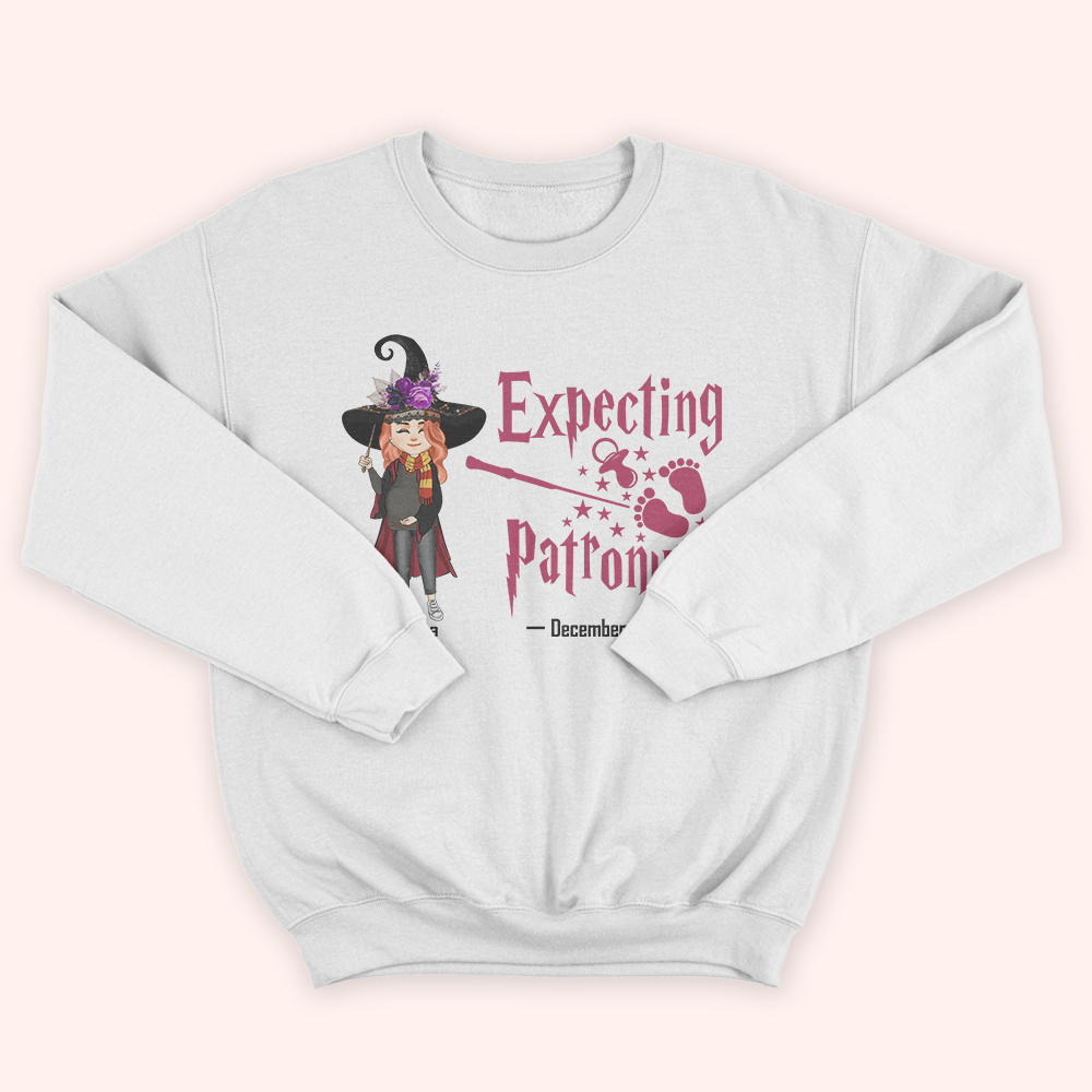 Pregnancy Announcement Custom Shirt Expecting Patronum Personalized Gift For Her