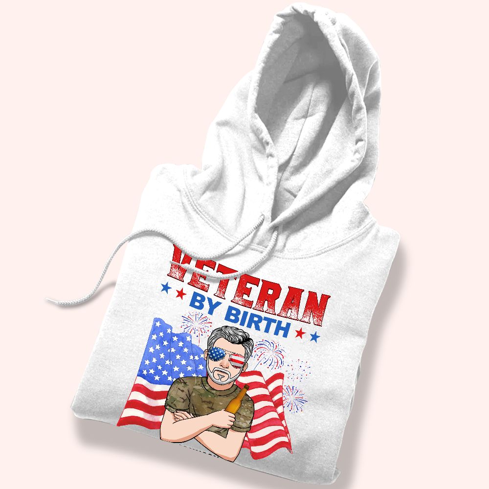 Veteran Custom Shirt Veteran By Birth Patriot By Choice Personalized Gift