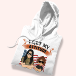 Veteran Custom Shirt I Get My Attitude From A Veteran Personalized Gift