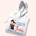 Soon To Be A Family Of Three Custom Shirt Personalized Gift For Her